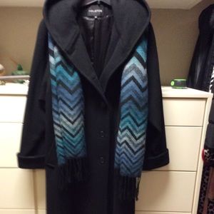 Wool black coat